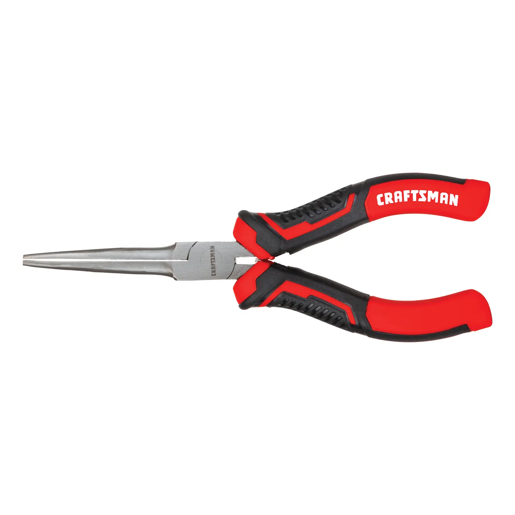 Craftsman long nose pliers CMHT81648 white background beauty shot top view
