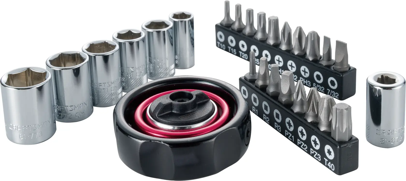 View of CRAFTSMAN Sockets: 6-Point on white background