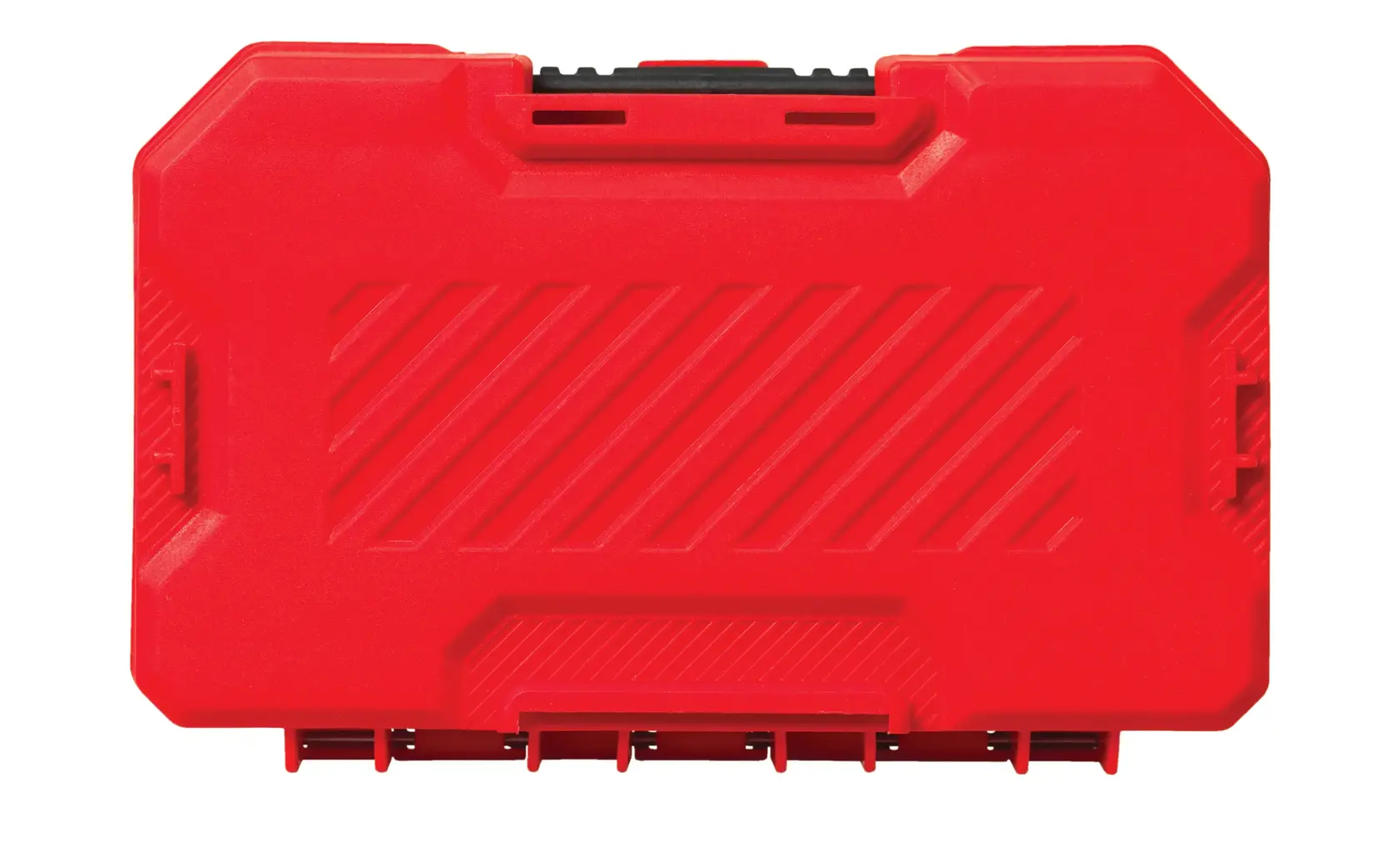 Craftsman red plastic tool case CMCK800D2 white background beauty shot front angle.