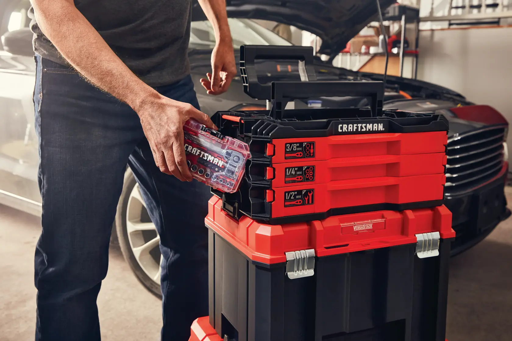 View of CRAFTSMAN Sockets: Set  being used by consumer