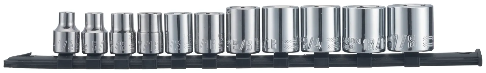 Craftsman socket set 9-3456 white background beauty shot side angle