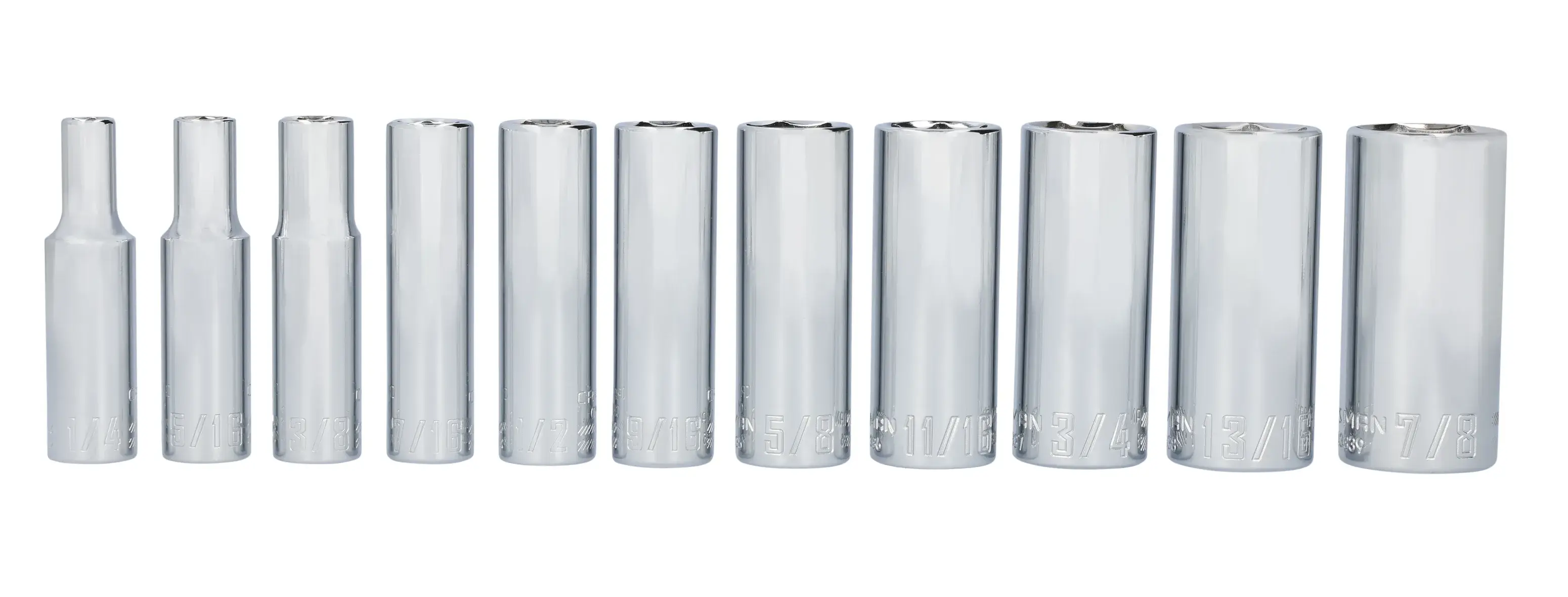 CRAFTSMAN CMMT12044 11PC  3/8IN DR DEEP SAE 6PT view.
