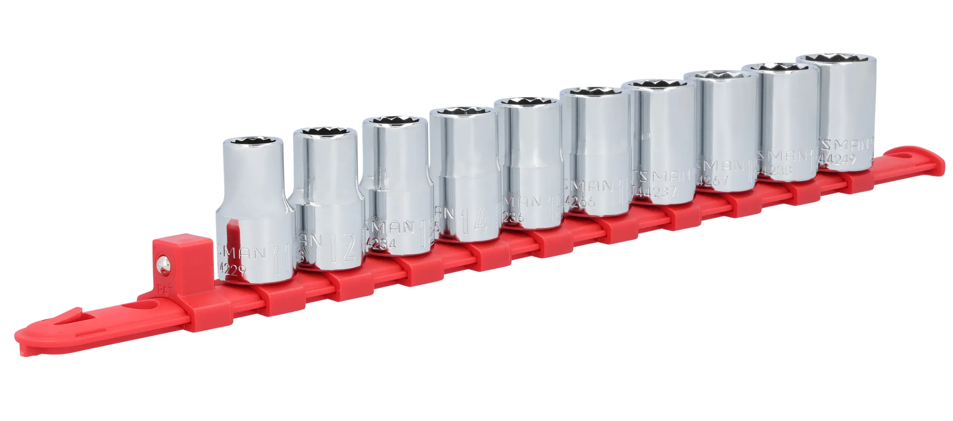 CRAFTSMAN CMMT12047 11PC 1/2IN DR MM 12PT 3/4 forward view.