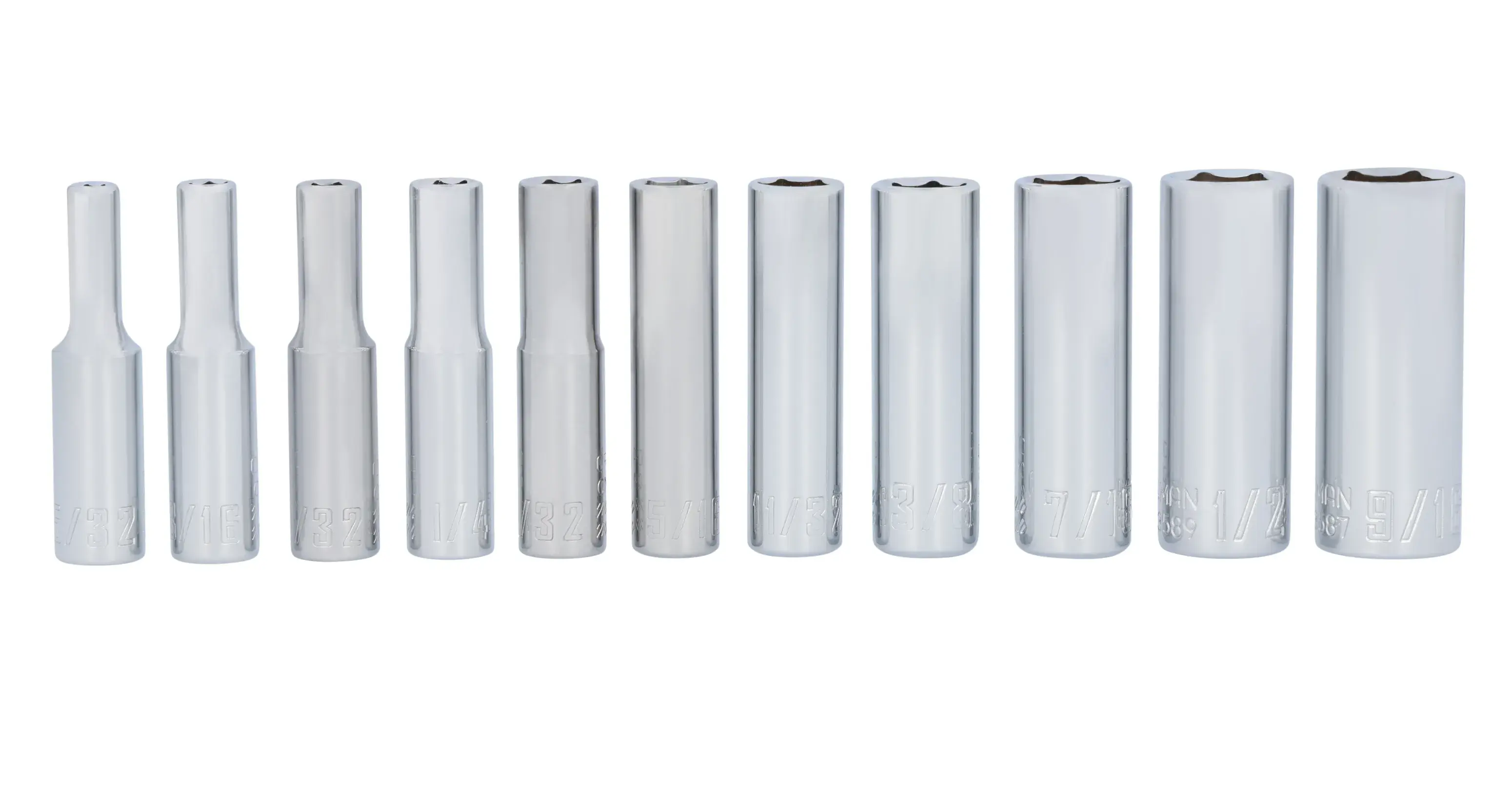 CRAFTSMAN CMMT12050 11PC 1/4IN DR DEEP SAE 6PT view.
