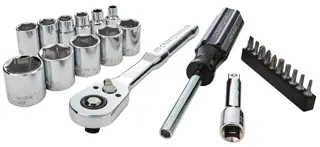 CRAFTSMAN Low Profile 24PC 3/8IN DR Nano Mech Set SAE view 1