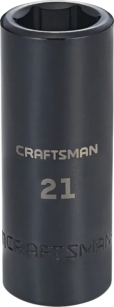 CRAFTSMAN Douille Profonde Métrique À Prise De 13 Mm (1/2 Po) – 21 Mm