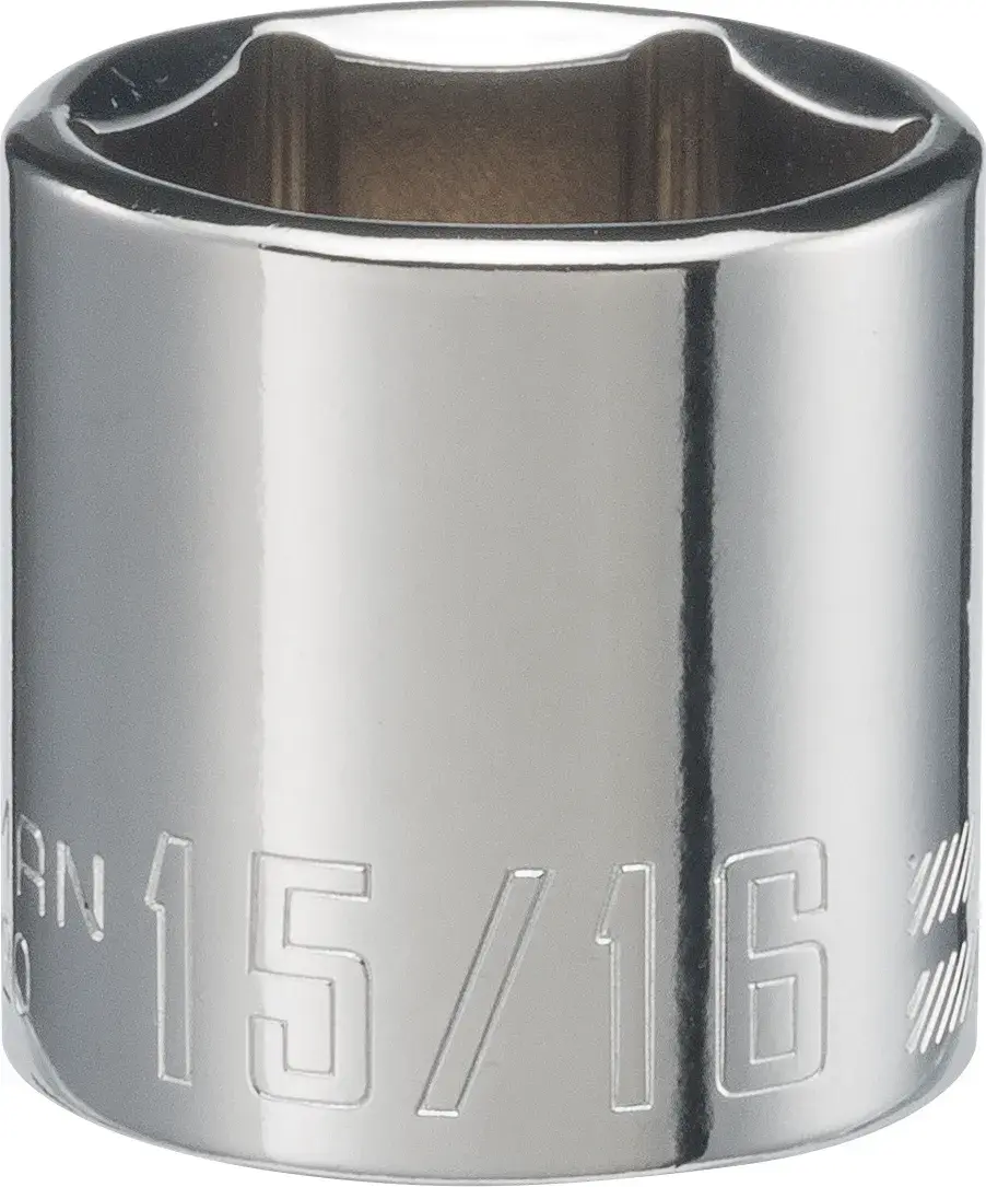 Craftsman 15/16 inch socket 34548 white background beauty shot front angle