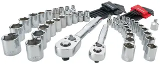 View of CRAFTSMAN Mechanics Tool Set on white background