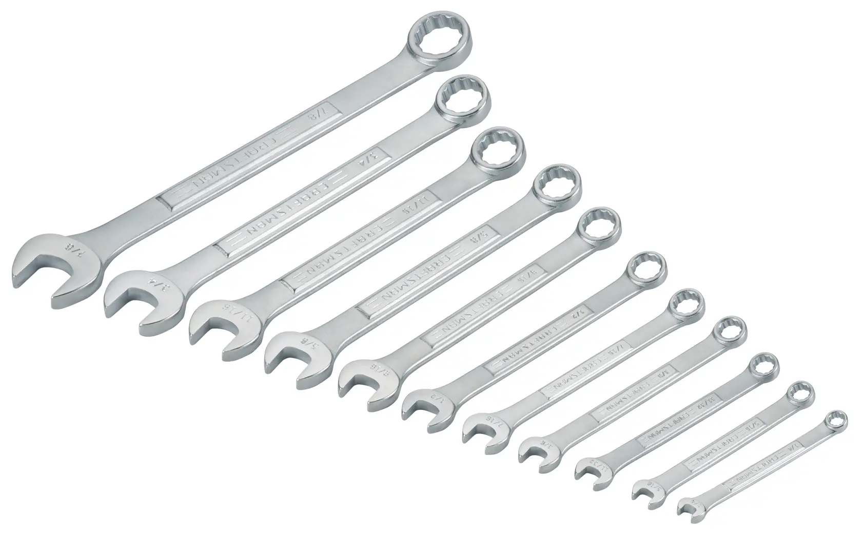 View of CRAFTSMAN Wrenches: Set on white background