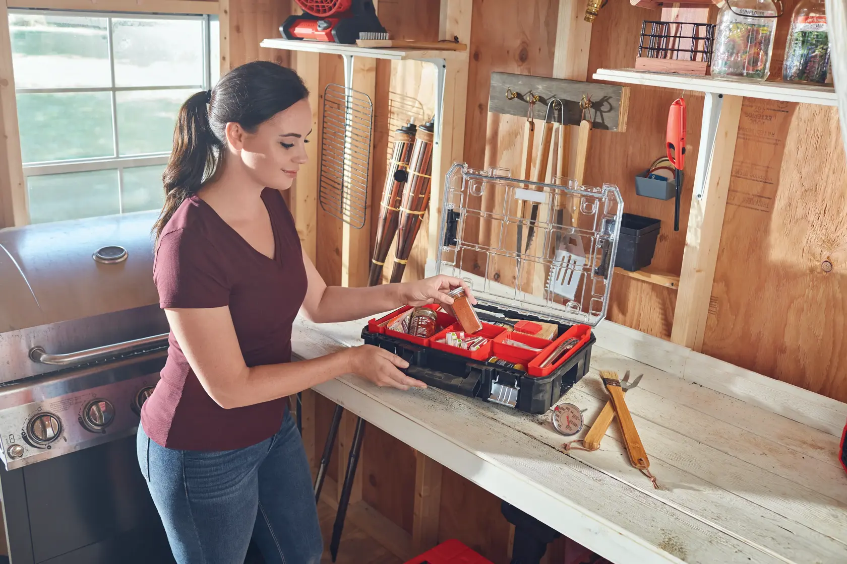 View of CRAFTSMAN Storage: Part Organizers  being used by consumer