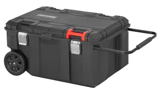 CRAFTSMAN VERSASTACK 30 Gallon Chest with half lid closed