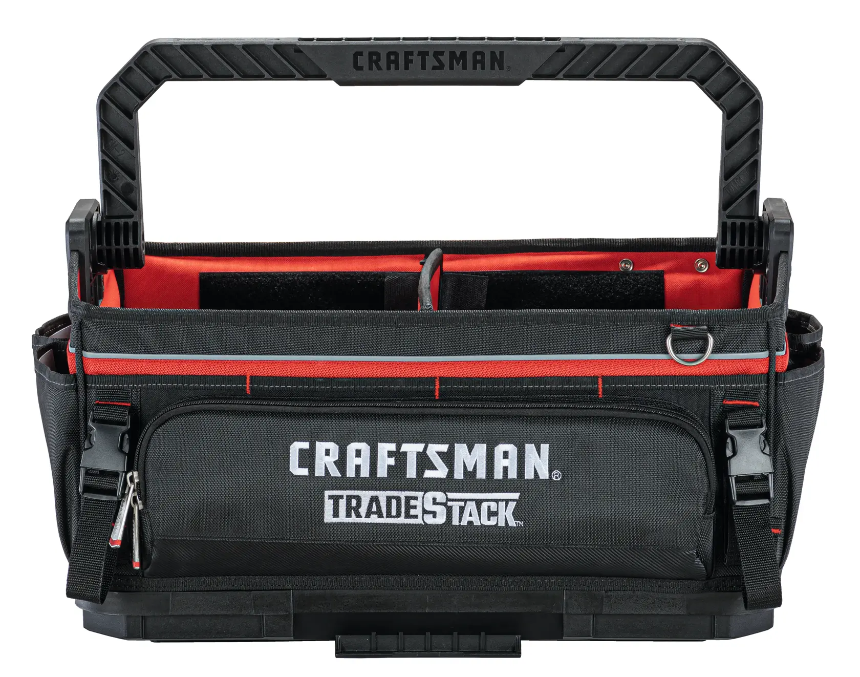Profile of Tradestack 22 inch tool tote.