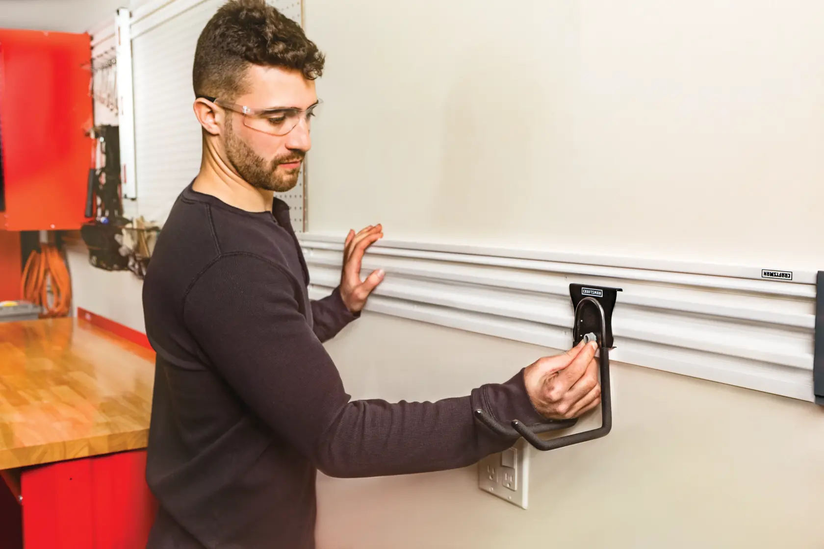 View of CRAFTSMAN Accessories: Metal Storage being used by consumer