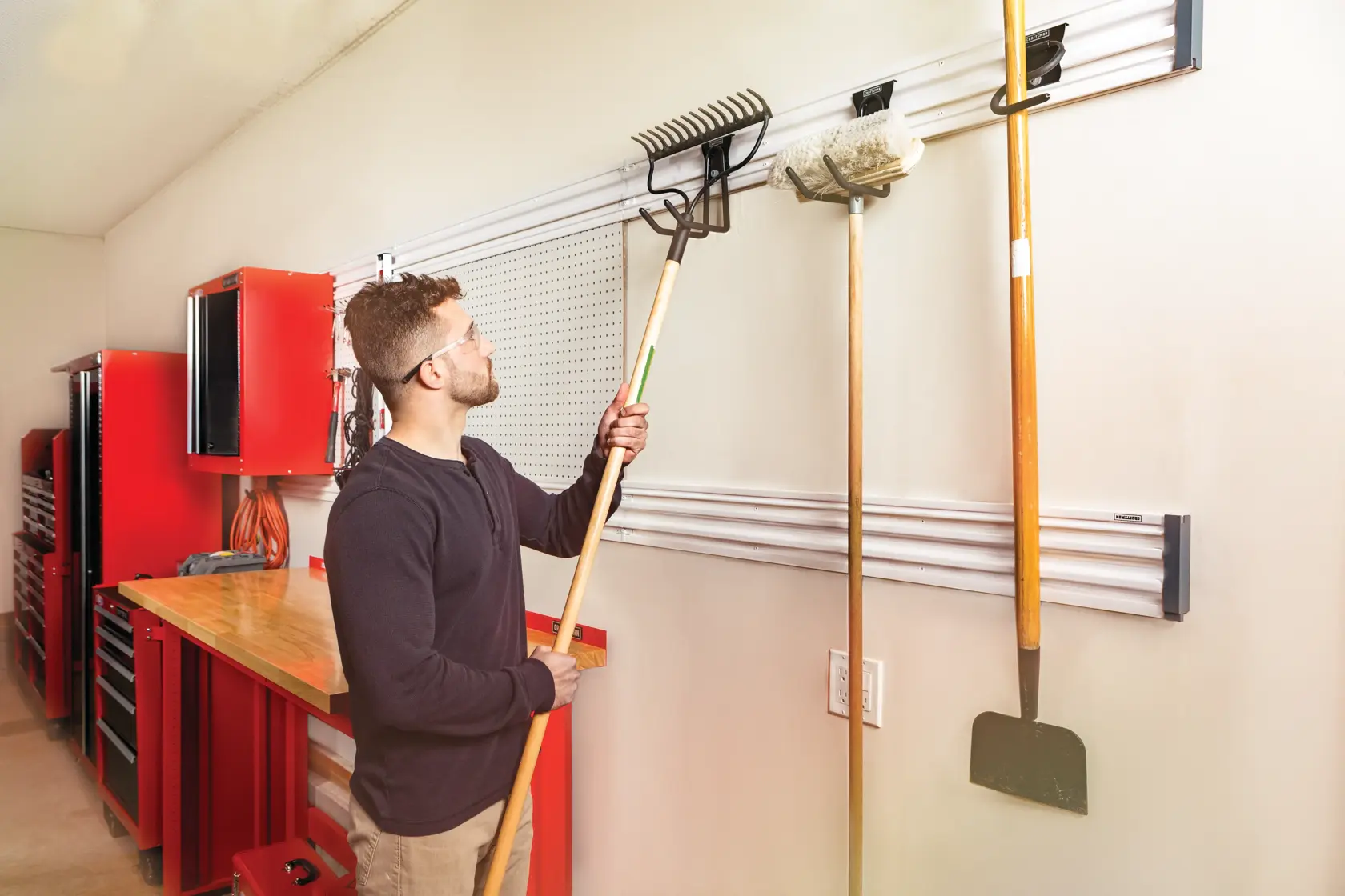 View of CRAFTSMAN Accessories: Metal Storage being used by consumer