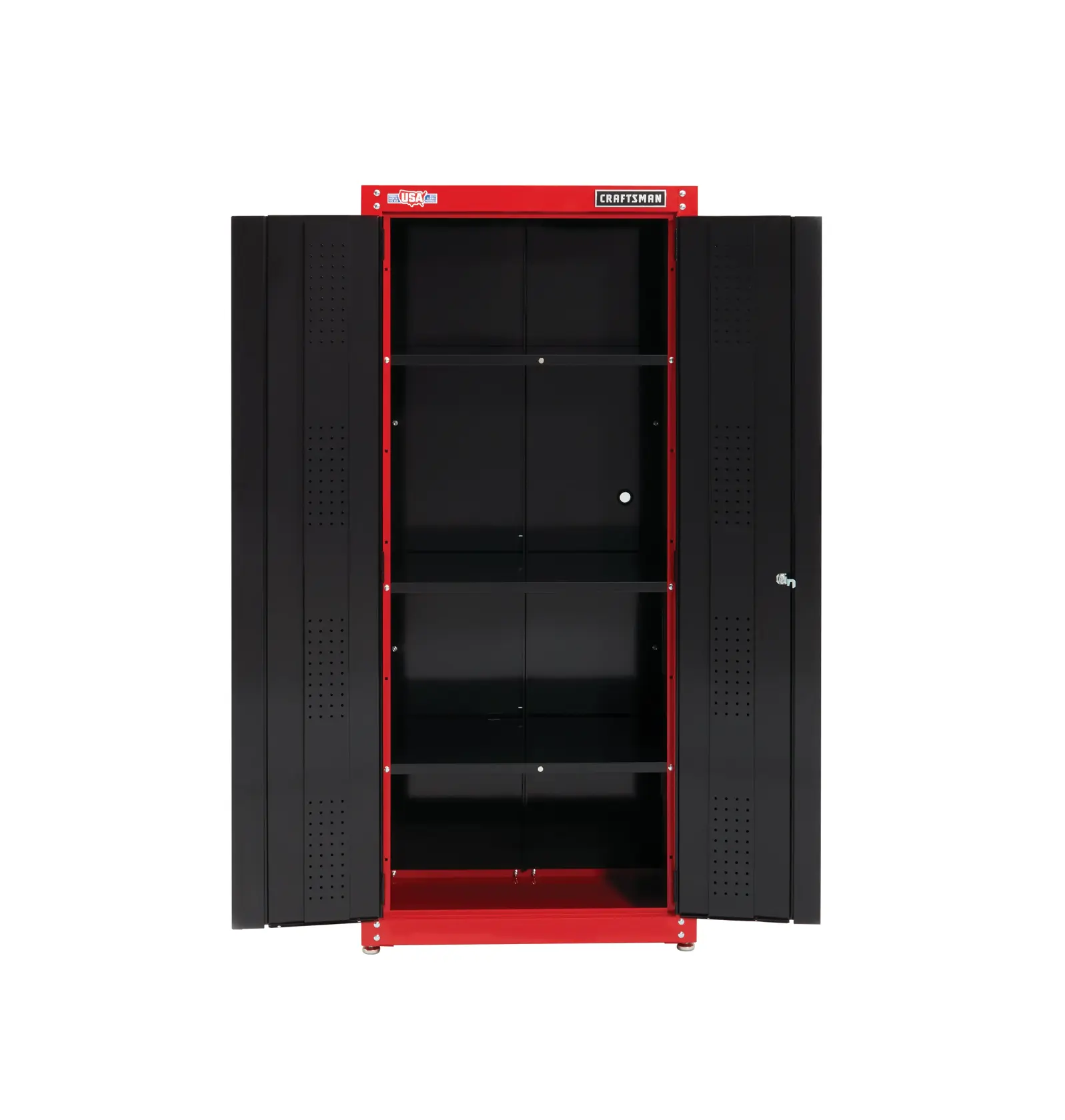 CRAFTSMAN® Grande Armoire De Garage 32 po Autoportante – rouge/noir