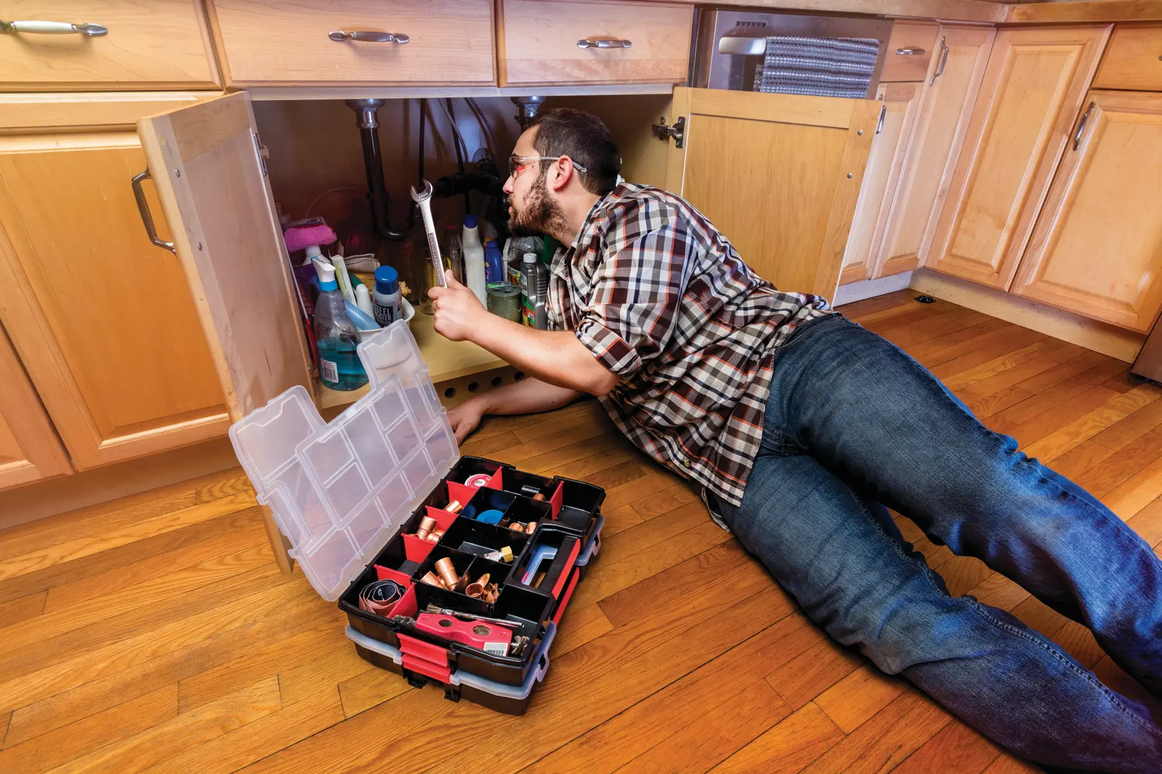 View of CRAFTSMAN Storage: Part Organizers being used by consumer