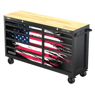 CRAFTSMAN® 6' Patriotic Workbench on white background