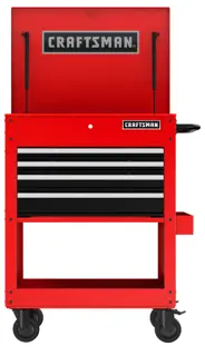 CRAFTSMAN Utility Cart Red Front View