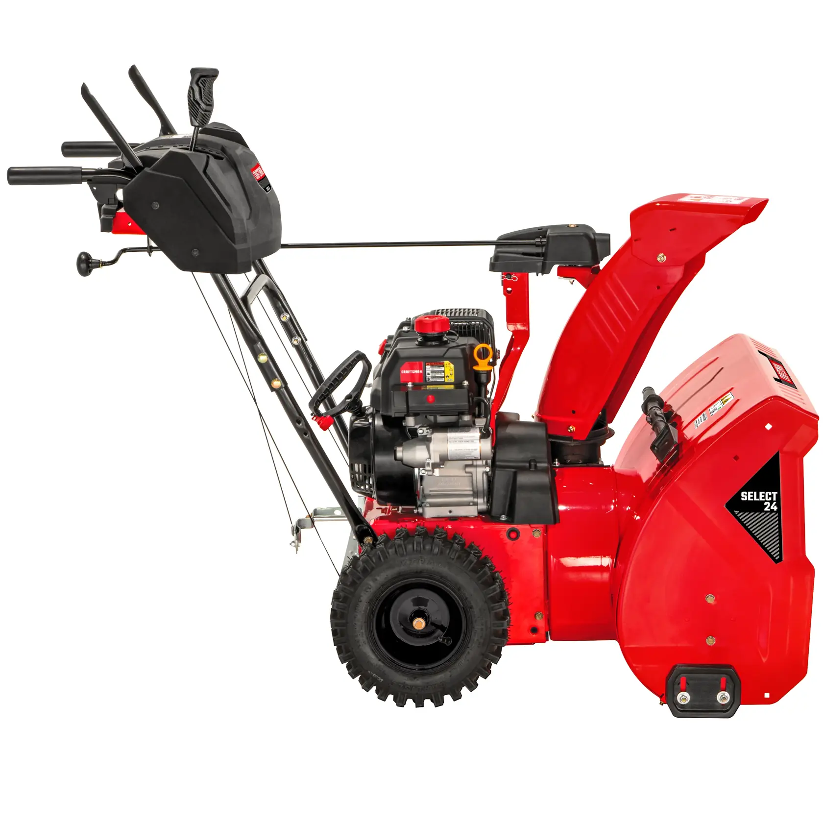 CRAFTSMAN Souffleuse À Neige À 2 Phases De 24 Po Avec Moteur À Soupapes En Tête Powermore De 272 cm³ Et Démarrage Électrique