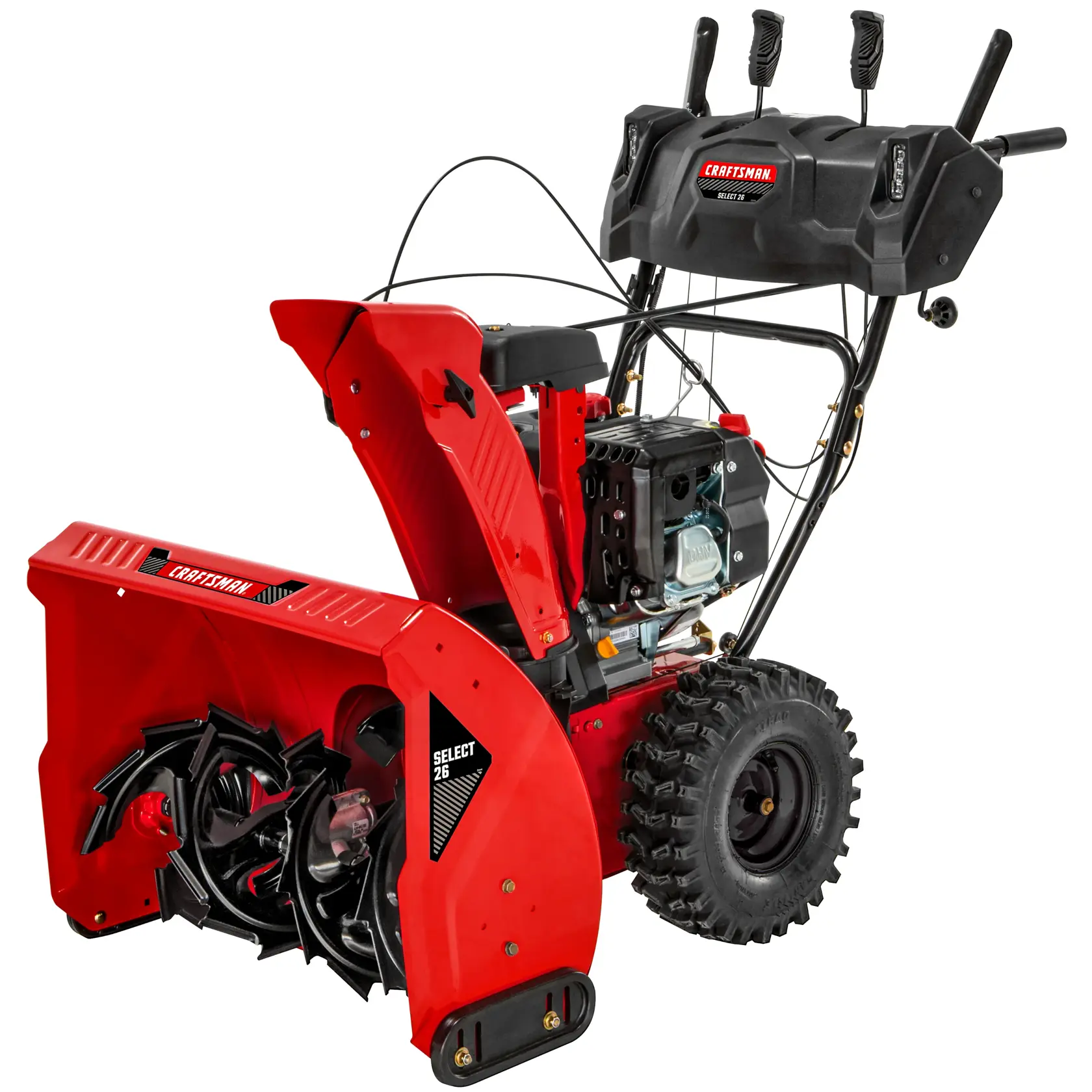 CRAFTSMAN Souffleuse À Neige Deux phases select De 26 po À Moteur À Essence 243 cm3 Et Démarreur Électrique