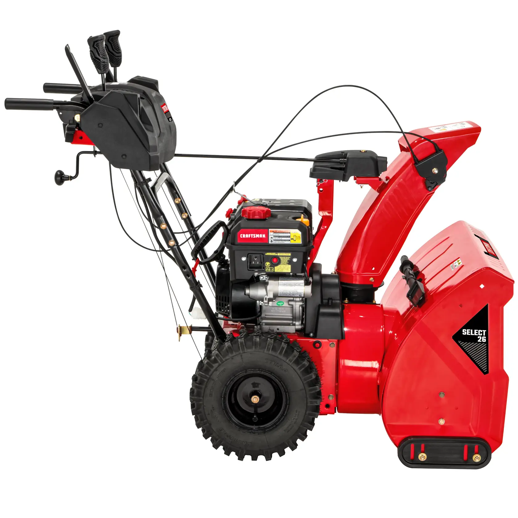 CRAFTSMAN Souffleuse À Neige Deux phases select De 26 po À Moteur À Essence 243 cm3 Et Démarreur Électrique