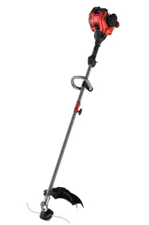 W S 2200 weedwacker 25 C C 2 cycle 17 inch attachment capable straight shaft gas trimmer.