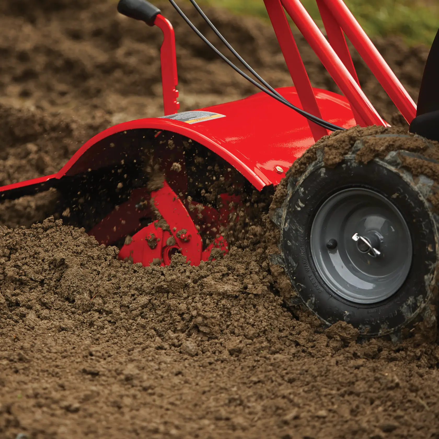 View of CRAFTSMAN Tillers  being used by consumer