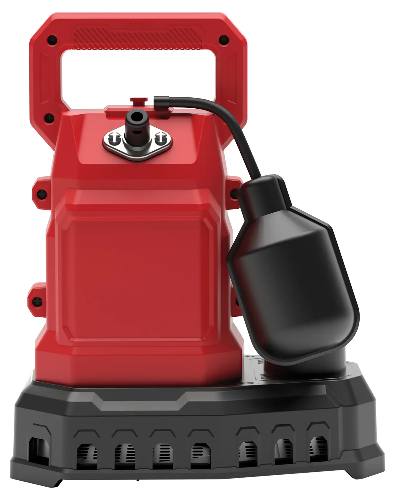 1-3HP SUMP PUMP REINFORCED THERMOPLASTIC SUBMERSIBLE AUTOMATIC TETHERED SWITCH BACK VIEW